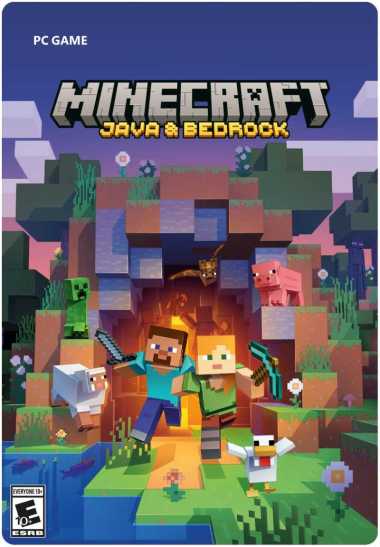 Minecraft Java and Bedrock Edition Original PC Redeem Code