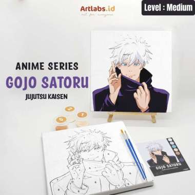 Gojo Satoru - Paint By Number 7 Color [Anime Series]