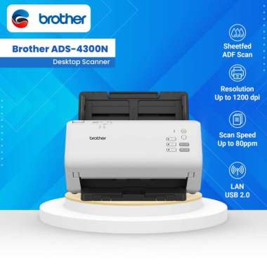 BROTHER Scanner ADS4300N Scanner Brother Network ADS 4300N ADS 4300 N
