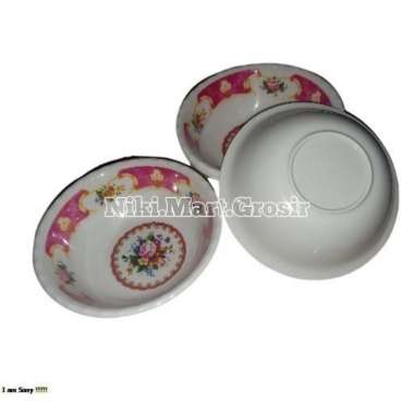 ( SA - 3007 ) Mangkok Melamin / Mangkuk Melamin Bunga