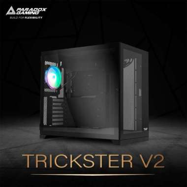 CASSING PARADOX GAMING TRICKSTER V2 | BLACK | ATX | 1X ARGB FAN