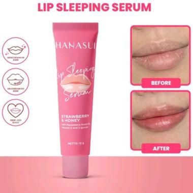 Hanasui Lip Sleeping Serum Strawberry & Honey Lip Serum