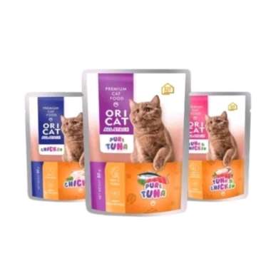 Ori Cat Pouch 80gr Ori Cat Sachet Makanan Basah Wet Food Cat Food Chicken