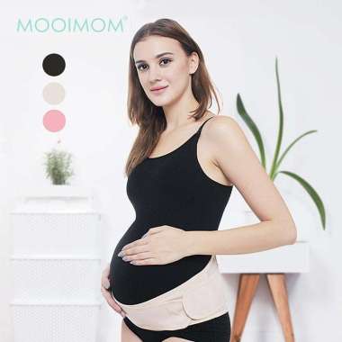 MOOIMOM Maternity Support Belt Korset Hamil/Penyangga Perut Ibu Hamil Pink