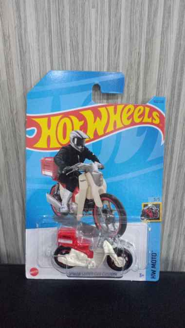 mainan anak hotwheels honda super cub custom motor honda hot wheels