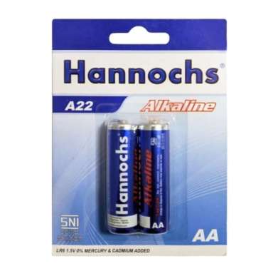 Hannochs Alkaline AA/A2 Baterai [2 pcs] A22