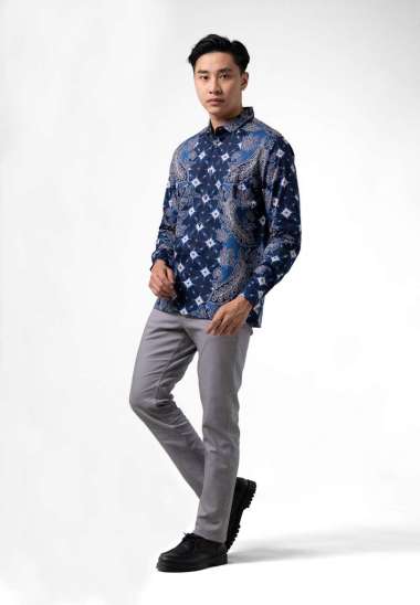 MANZONE Kemeja Batik Lengan Panjang Pria MZB-REKADANTA M
