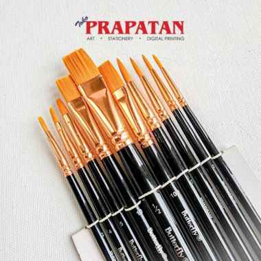 Kuas Lukis Butterlfy Set 10Pcs Bt-Art2 | Paint Brush Multicolor