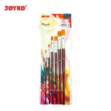 Kuas Set Joyko Brush Br 4 / Kuas Lukis Joyko Br 4 / Kuas Joyko Set Br4 Multicolor