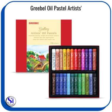 Crayon Oil Pastel Greebel Artists/Oil Pastel Greebel Artists 24 Warna Multicolor