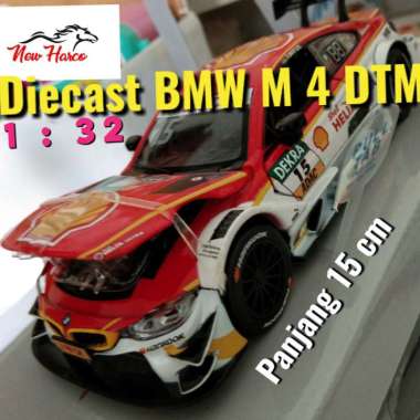 Diecast Bmw M4 Dtm Shell 1:32 Bahan Besi Alloy Multicolor