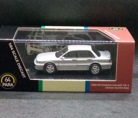 Para 1/64 1988 Mitsubishi Galant Vr-4 Grace Silver Rhd Multicolor