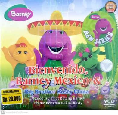 Barney Bienvenido Mexico &amp; Big Brother Rusty China | VCD Multivariasi Multicolor