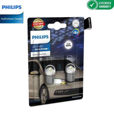 Philips Ultinon Pro3100 LED R5W R10W 6000K Lampu Senja Sein Putih