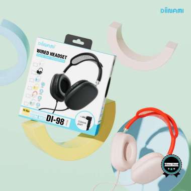 Handsfree Bando HIFI Sound HD Mic Headset hedset HF Earphone PINK