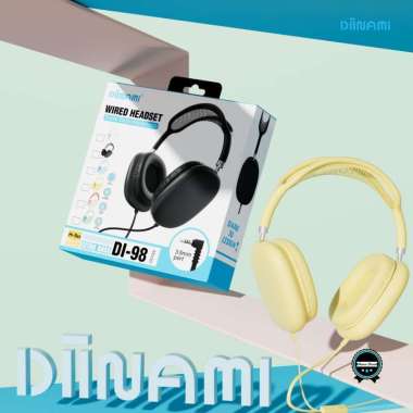 Handsfree Bando HIFI Sound HD Mic Headset hedset HF Earphone KUNING