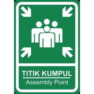 sign label acrylic titik kumpul, titik kumpul akrilik