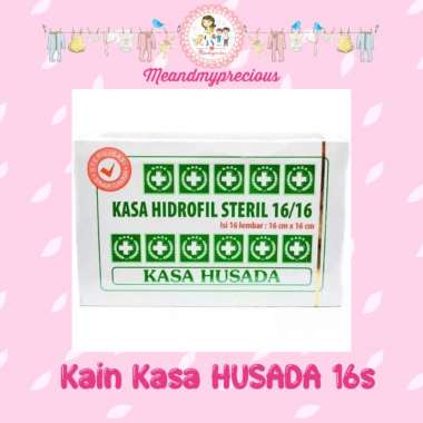 MMP - KASA HUSADA Hidrofil Steril 16 Lembar 16cm x 16 cm / kain kasa steril husada BPOM ORI