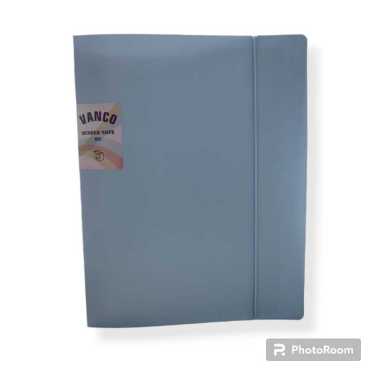 VANCO MAP BINDER / BINDER NOTE UKURAN B5 DENGAN PEMBATAS KERTAS PLUS TALI ANEKA WARNA BIRU