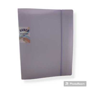 VANCO MAP BINDER / BINDER NOTE UKURAN B5 DENGAN PEMBATAS KERTAS PLUS TALI ANEKA WARNA UNGU