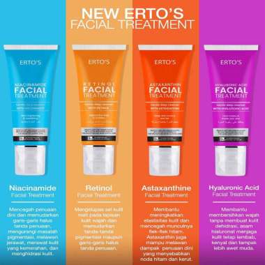 ERTOS Sabun Cuci Pembersih Muka Wajah Wanita Facial Wash Treatment ORI Niacinamide