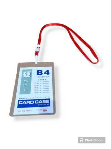 NAME CARD PLASTIK+TALI / SET NAME TAG ID CARD. MURAH B4