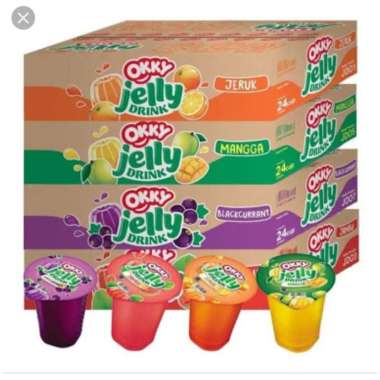Okky Jelly Drink 150 ml x 24 pcs All Variant Anggur