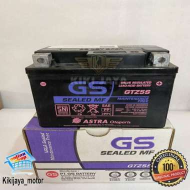 Aki Motor GS ASTRA MF GTZ5S Beat Vario Mio Scoopy GSMF-GTZ-5S