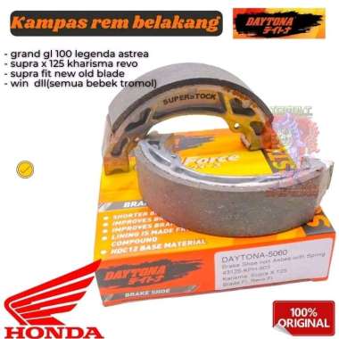 KAMPAS REM BELAKANG DAYTONA SUPRA X KHARISMA GRAND REVO SUPRA FIT NEW WIN