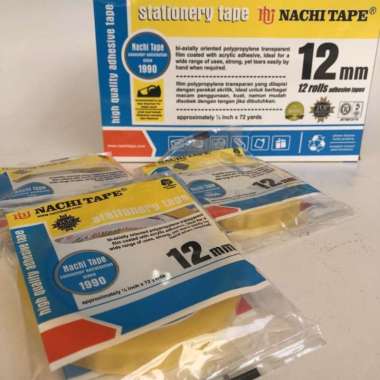 solasi NACHITAPE 12mm x 72y selotip packing olshop