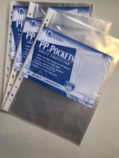sheet protector PP pocket A4 (10 lembar)
