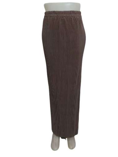Rok Plisket Lidi Premium Rok Span Lidi Plisket Panjang Polos Latte