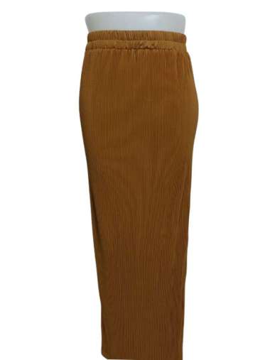 Rok Plisket Lidi Premium Rok Span Lidi Plisket Panjang Polos Mustard