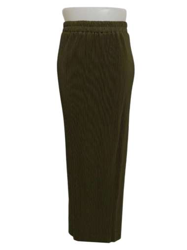 Rok Plisket Lidi Premium Rok Span Lidi Plisket Panjang Polos Zaitun Olive
