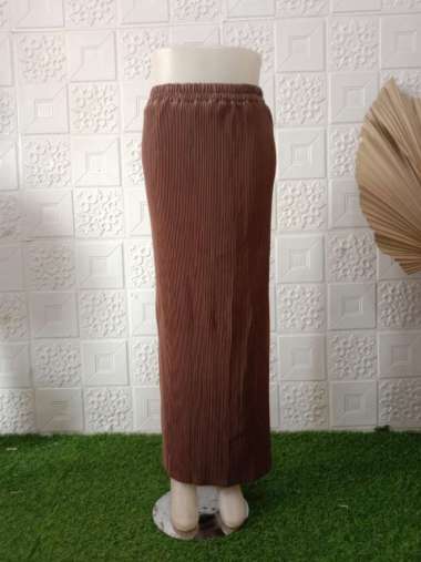 Rok Plisket Lidi Premium Rok Span Lidi Plisket Panjang Polos Milo