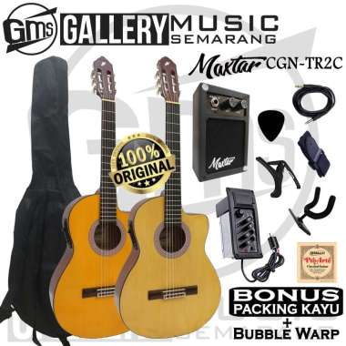 ORIGINAL!!! Gitar Klasik Elektrik Cutaway Maxtar CGN-TR2C Gitar Klasik Nylon Cutaway Original Preamp