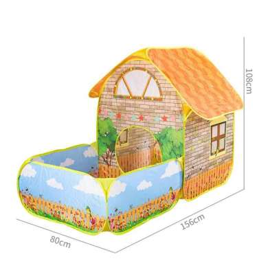 Tenda IPLAY Garden House / Tenda Rumah Pagar Anak Jumbo Besar IPLAY Garden House TENDA GARDEN