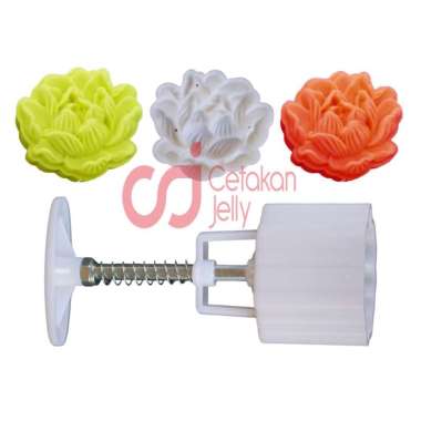 Cetakan Jelly Cetakan Mooncake Moon Cake Nastar Kue Kering 50 Gr Bunga Lotus
