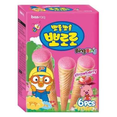 Pororo Ice Cone Snack Strawberry