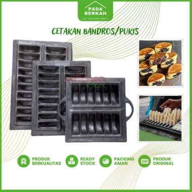 Cetakan Loyang Kue Bandros Pukis Pancong Anti Lengket Cetakan+Sutil 20lubang