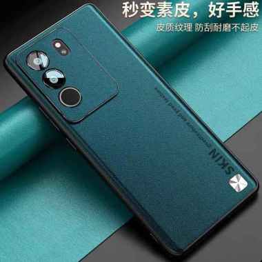 CASING VIVO V29 CASE VIVO V29 5G SOFT LEATHER PREMIUM V29 5G Hijau