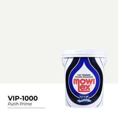 Mowilex Emulsion VIP Cat Tembok Interior - VIP-1000 Putih Prima [20 L]