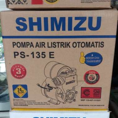 POMPA AIR SHIMIZU PS-135E PS - 135 E / POMPA AIR LISTRIK / SHIMIZU Multivariasi Multicolor