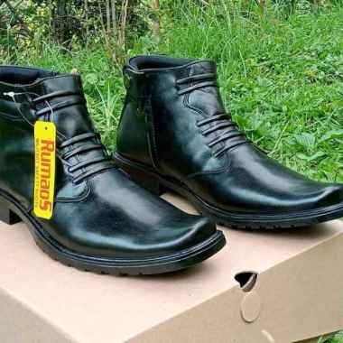 sepatu pdh dinas pantofel Rumaos kulit asli 45 hitam
