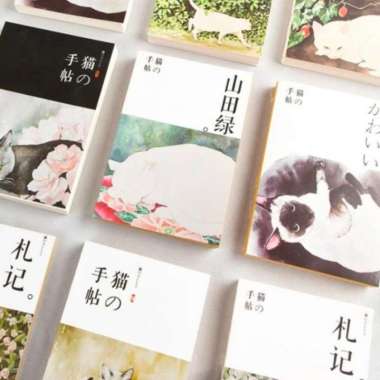 Notebook Polos Motif Animal Kekinian Buku Catatan Harian Diary Book 4 PUTIH TEBAL