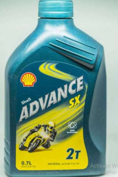 Oli Motor 2T Terbaik Shell Advance SX2 T 0.7 Liter