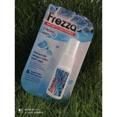 Frezza Antiseptic Mouthspray parfum mulut mouthwash || freza untuk kumur Spray Mint BIRU