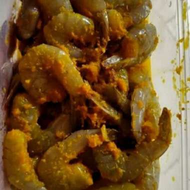 UDANG UNGKEP BUMBU KUNING 250 GRAM -+
