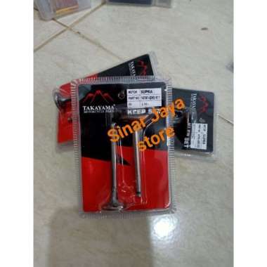 Klep Set IN/EX /Payung Klep Supra Takayama