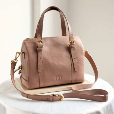 Tas Wanita Speedy Tabung Medium Kulit Asli 100% Original Dengan Tali Selempang Mivasol Leather SHERL